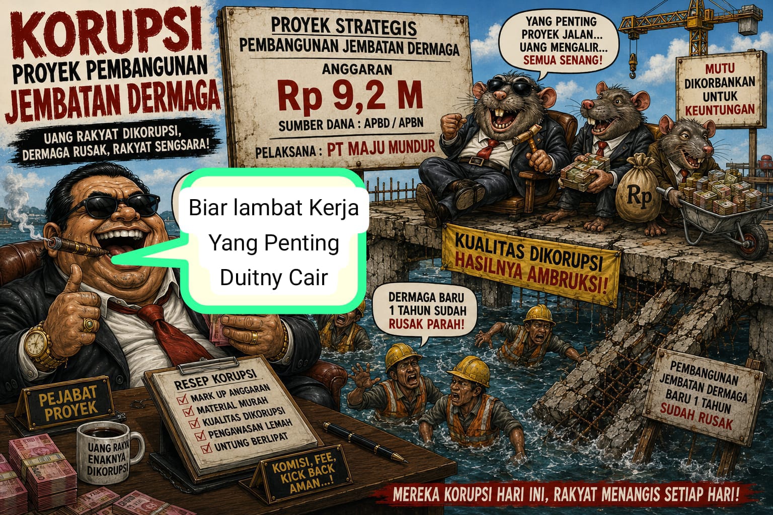 Pasca Teken Kontrak, Fisik Dermaga Mantung Malah Zonk!